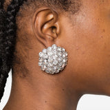 Orecchini a fiore di cristalloin argento Self-portrait - donna 