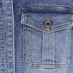 Tuta in denim con cristalli in blu Self-portrait - donna 
