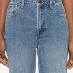 Jeans con cristalli in blu Self-portrait - donna 