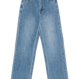 Jeans con cristalli in blu Self-portrait - donna 