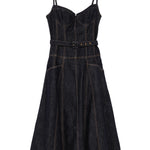 Abito midi navy Self-Portrait - donna 