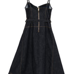 Abito midi navy Self-Portrait - donna 
