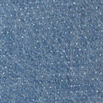 Top crop in denim con cristalli in blu Self-portrait - donna 