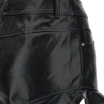 Pantaloncini a cinque tasche con volant in nero Self-portrait - donna 
