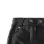 Pantaloncini a cinque tasche con volant in nero Self-portrait - donna 