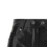 Pantaloncini a cinque tasche con volant in nero Self-portrait - donna 