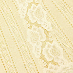 Minigonna con finiture in pizzo in giallo Self-portrait - donna 