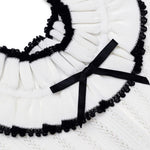 Abito corto con ruches in bianco Self-portrait - donna 