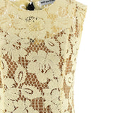 Abito midi in pizzo in giallo Self-Portrait - donna 
