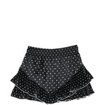 Shorts plissettati a pois in nero e bianco Self-Portrait - donna 