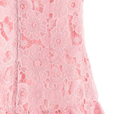 Abito in pizzo con colletto in rosa Self-Portrait - donna 