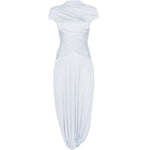 Abito midi plissettato in azzurro Self-Portrait - donna 
