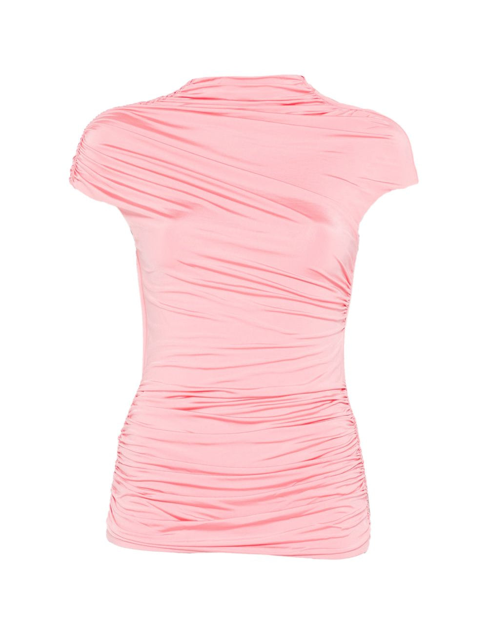 Top drappeggiato in rosa Self-portrait - donna 