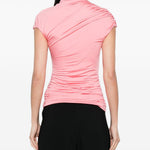 Top drappeggiato in rosa Self-portrait - donna 