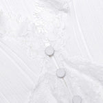 Top con finiture in pizzo in bianco Self-portrait - donna 