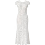 Abito in pizzo in bianco Self-portrait - donna 