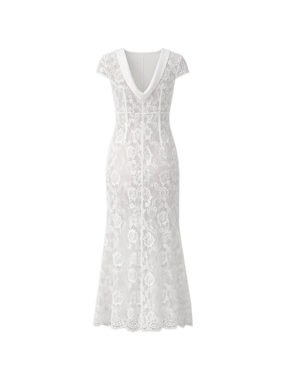 Abito in pizzo in bianco Self-portrait - donna 