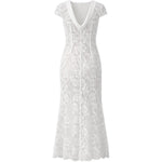 Abito in pizzo in bianco Self-portrait - donna 