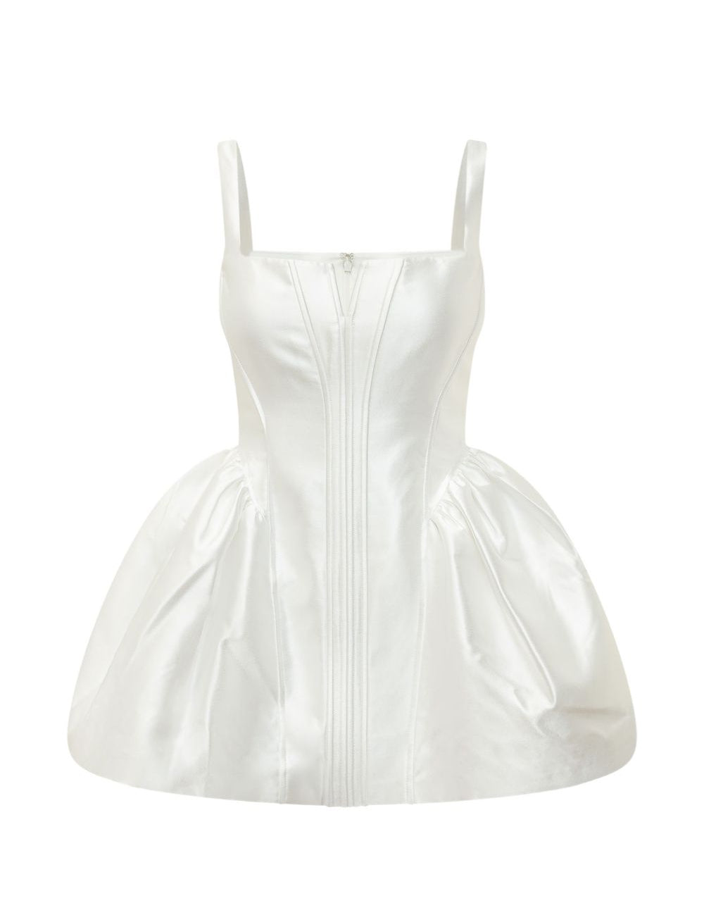 Abito corto svasato in bianco Self-Portrait - donna 