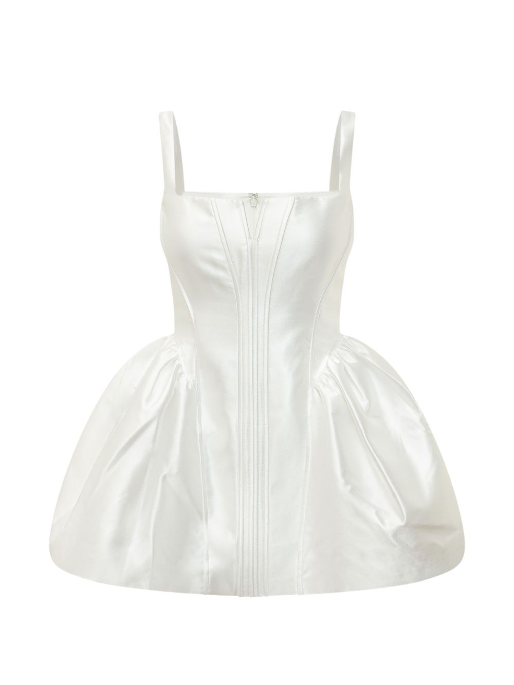Abito corto svasato in bianco Self-Portrait - donna 