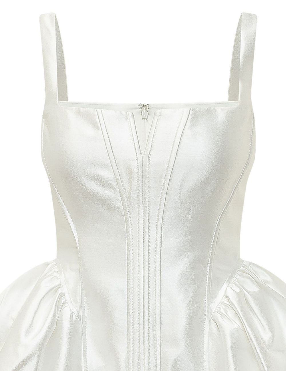 Abito corto svasato in bianco Self-Portrait - donna 