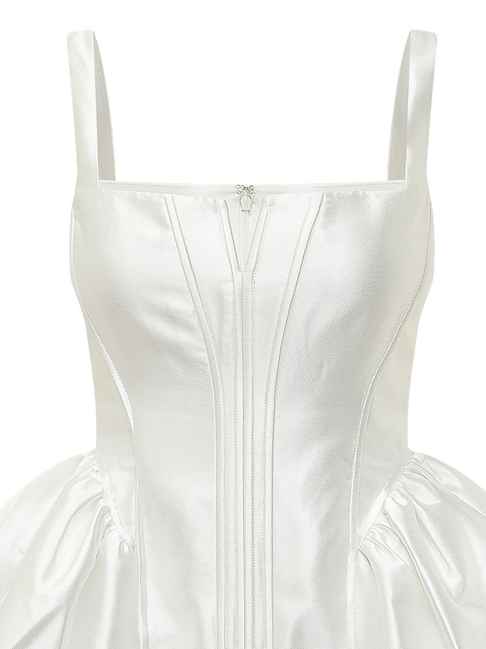 Abito corto svasato in bianco Self-Portrait - donna 