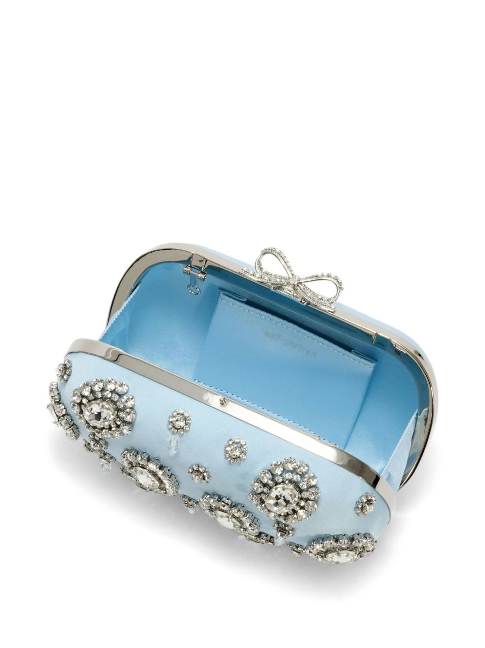 Clutch con decorazione in azzurro Self-Portrait - donna 
