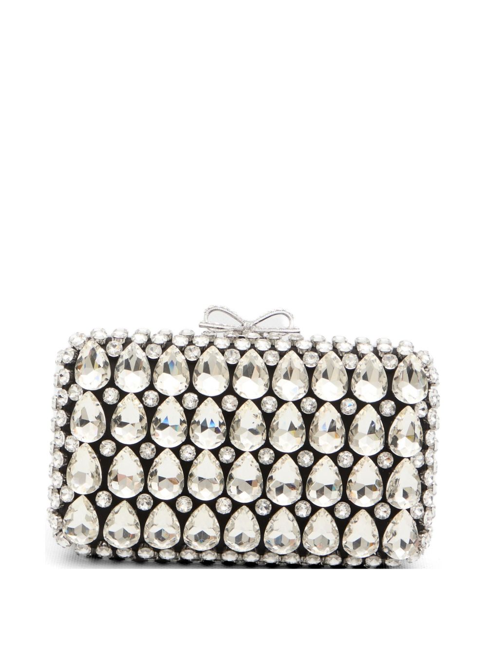 Clutch con decorazione in nero Self-Portrait - donna 