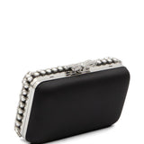 Clutch con decorazione in nero Self-Portrait - donna 