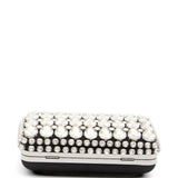 Clutch con decorazione in nero Self-Portrait - donna 