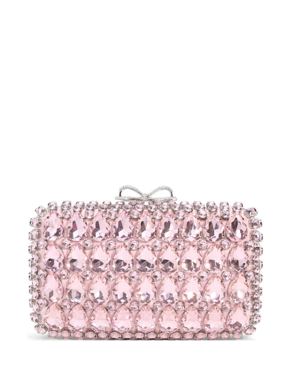 Clutch con decorazione in rosa Self-Portrait - donna 