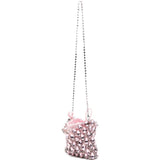 Borsa a tracolla chainmail in rosa Self-Portrait - donna 