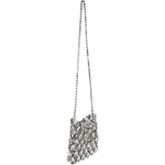 Borsa a tracolla chainmail in argento Self-Portrait - donna 