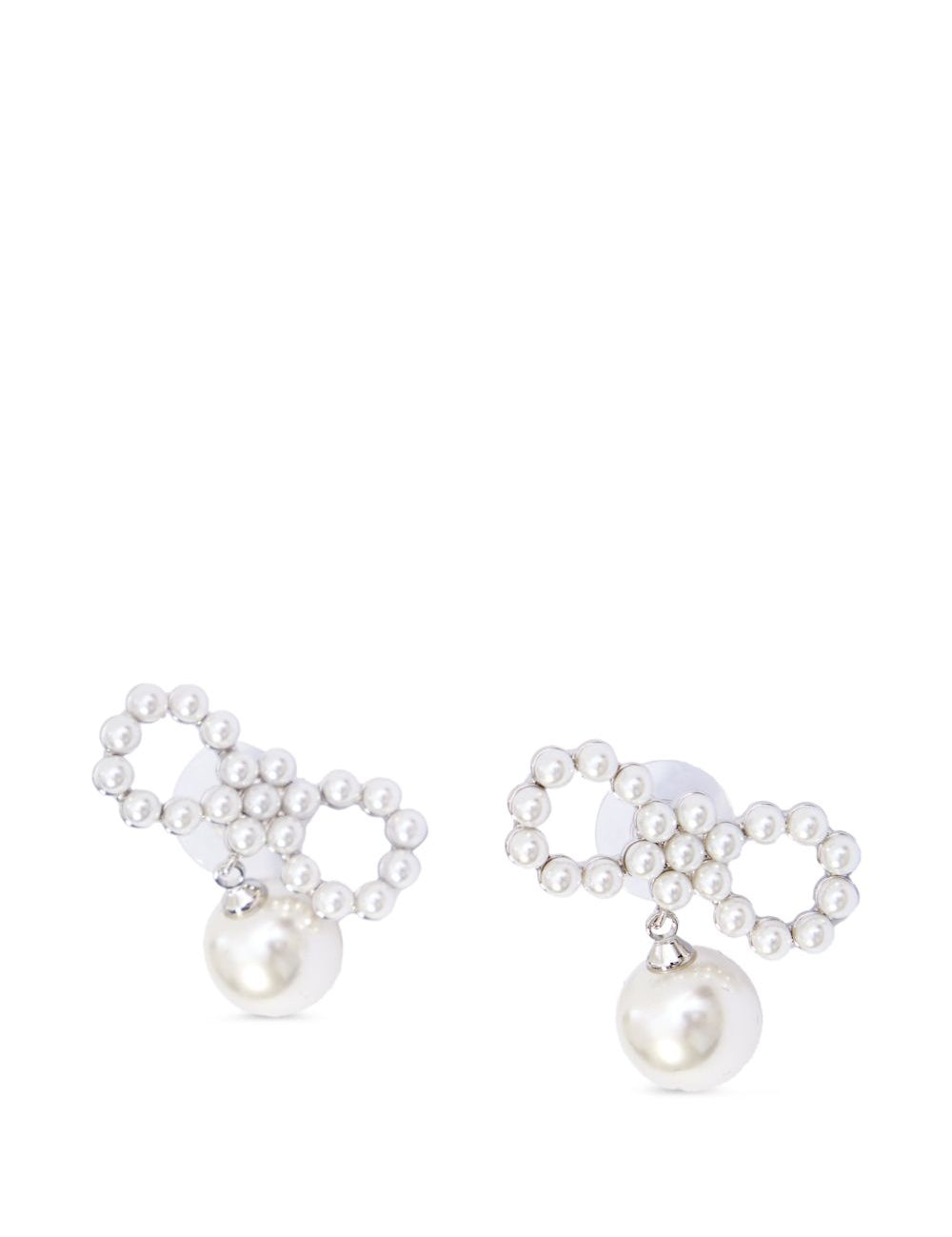 Orecchini con perle in argento Self-portrait - donna 