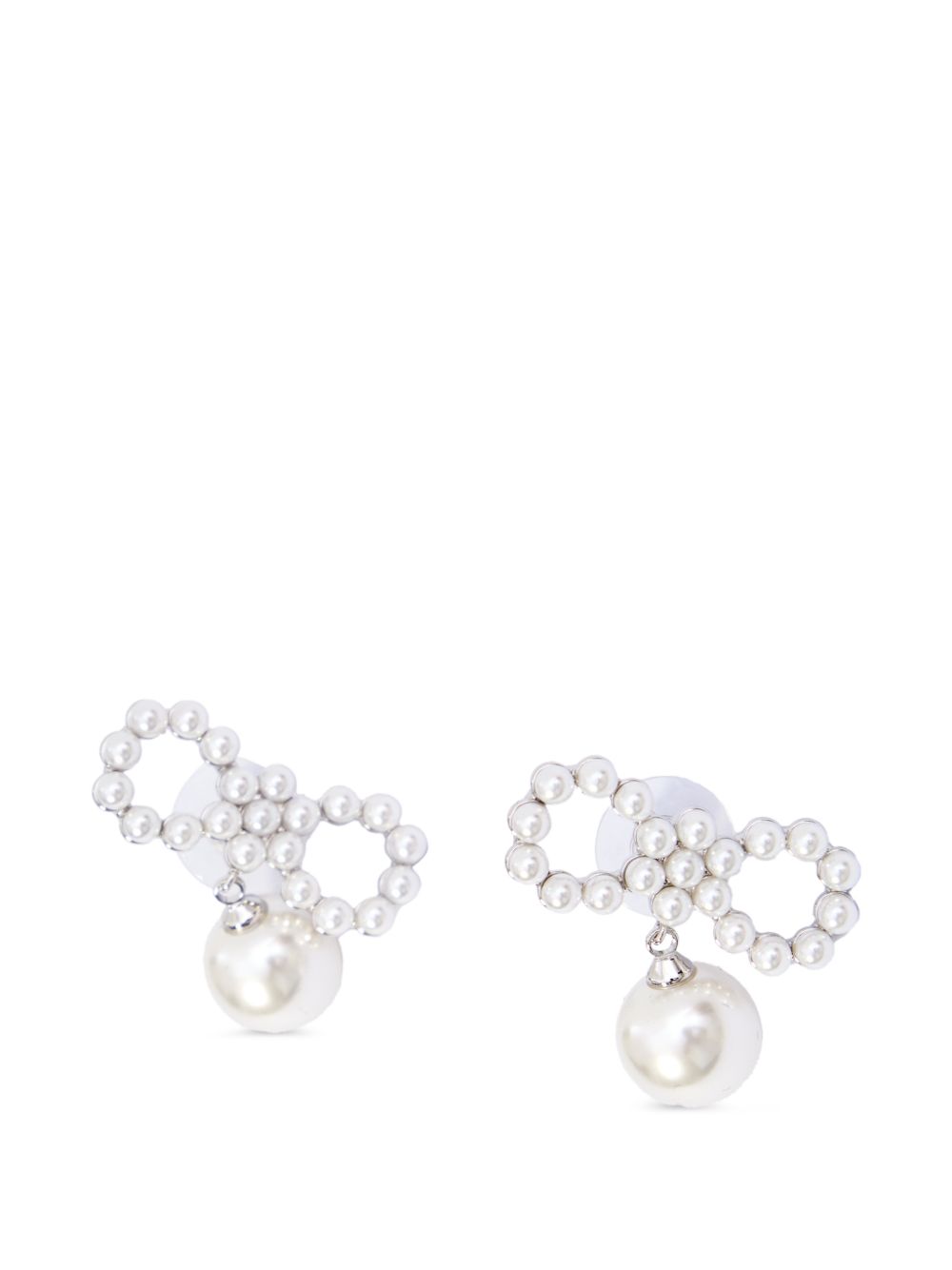 Orecchini con perle in argento Self-portrait - donna 