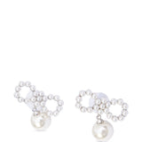 Orecchini con perle in argento Self-portrait - donna 