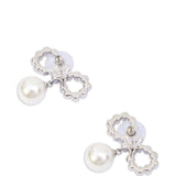 Orecchini con perle in argento Self-portrait - donna 