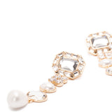 Orecchini con design a goccia in oro Self-portrait - donna 