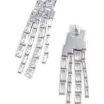 Orecchini con cristalli in argento Self-portrait - donna 