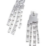 Orecchini con cristalli in argento Self-portrait - donna 