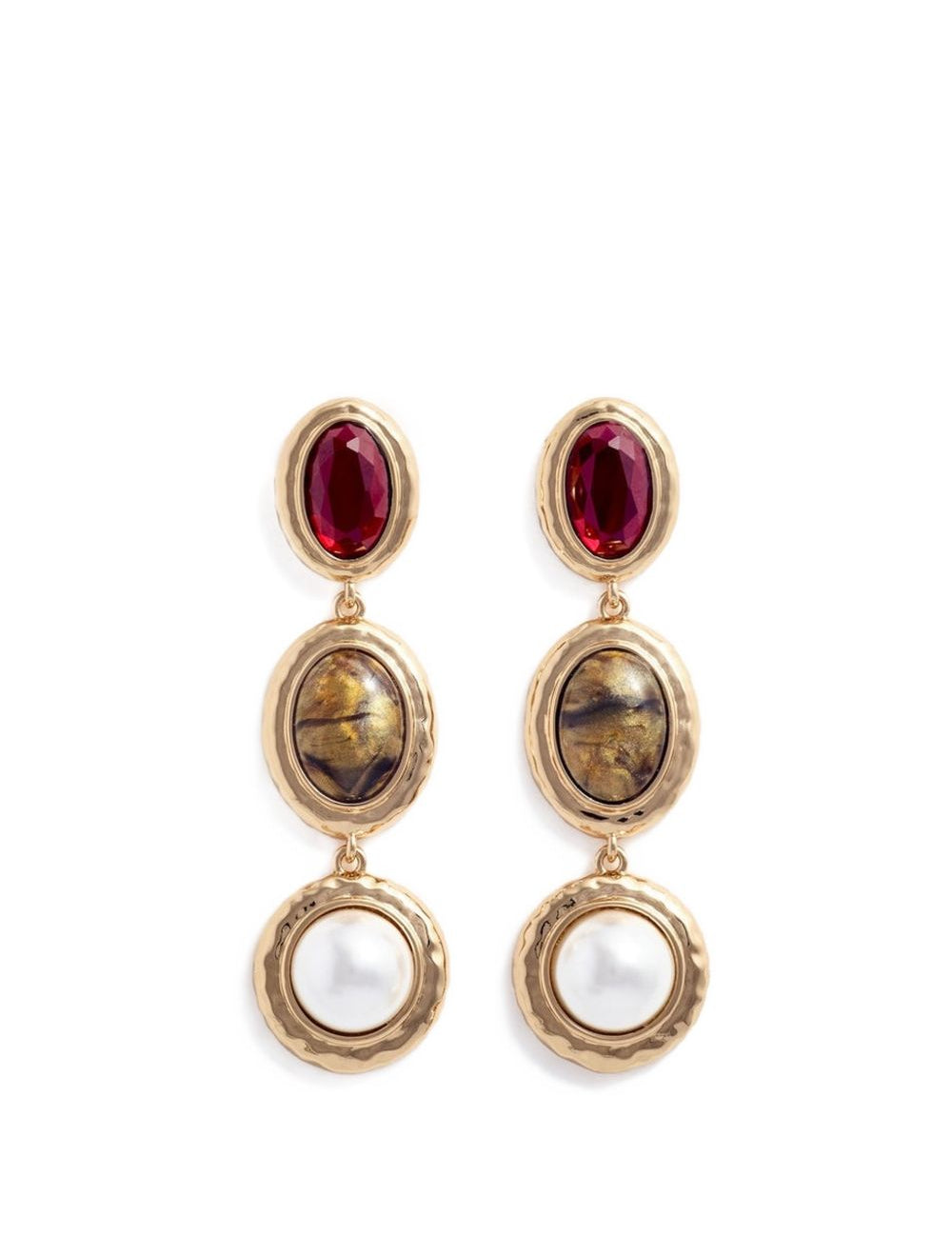 Orecchini  pendenti in oro Self-portrait - donna 