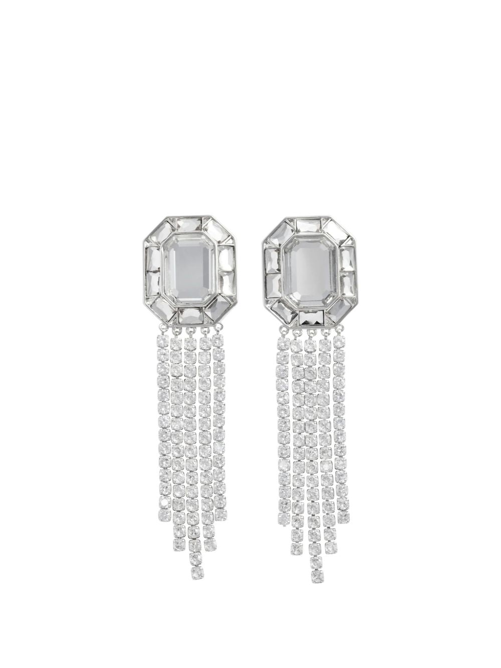 Orecchini di cristallo in argento Self-portrait - donna 