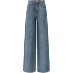 Jeans con effetto coccodrillo in blu Self-Portrait - donna 