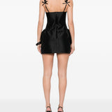 Abito con finiture in pizzo in nero SHUSHU/TONG - donna 