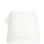 MInigonna con ruches in bianco SHUSHU/TONG - donna 