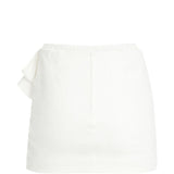 MInigonna con ruches in bianco SHUSHU/TONG - donna 