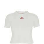 T-shirt con logo in marrone Shushu/tong - donna 