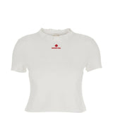 T-shirt con logo in marrone Shushu/tong - donna 