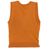 Canotta in maglia con dettaglio a fiocco in arancione Shushu/tong - donna 