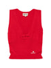 Canotta in maglia con dettaglio a fiocco in rosso Shushu/tong - donna